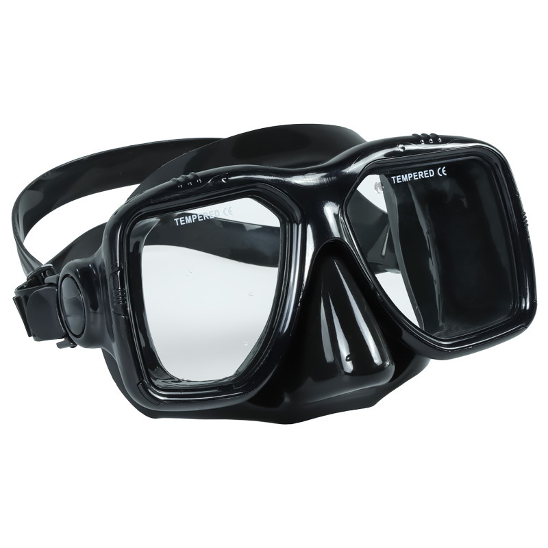 OEM Scuba Diving Mask with Silicone Skirt and Strap details