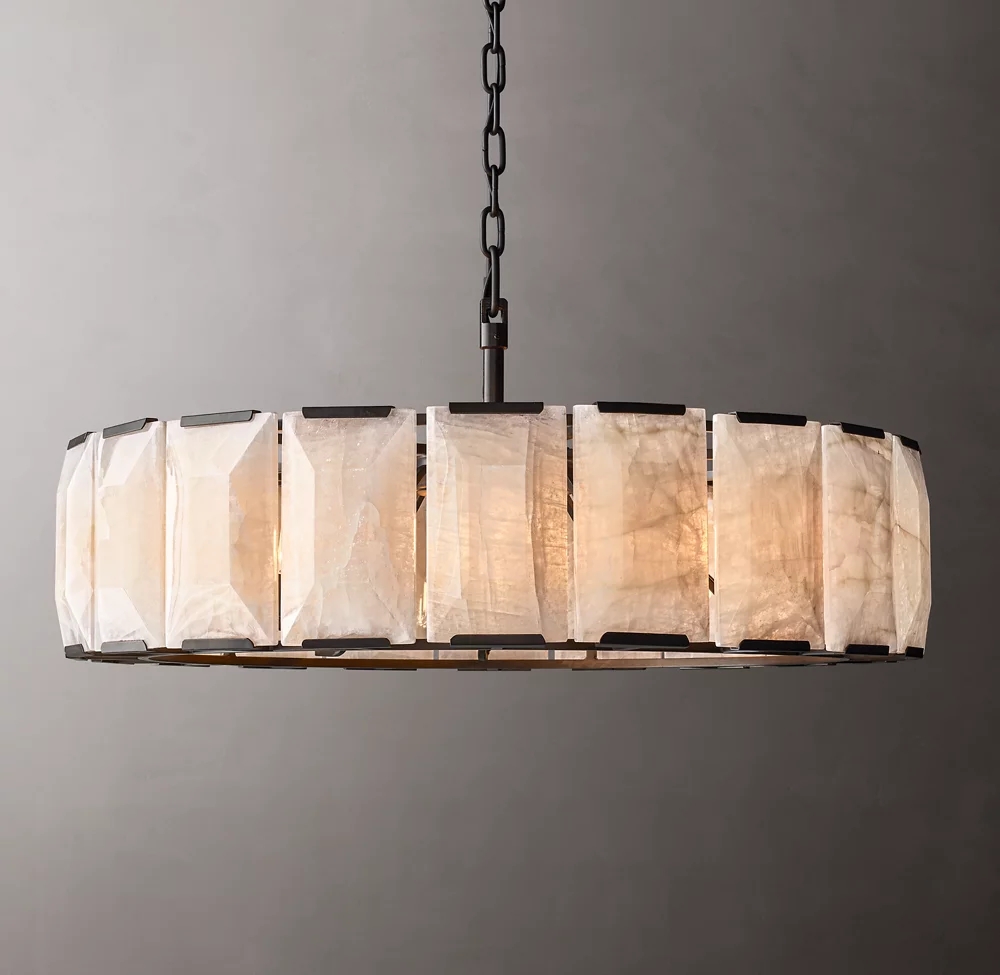 Custom Creative Nordic Living Room Restaurant Pendant Light Villa Hotel Bedroom Luxury Marble Chandelier manufacture
