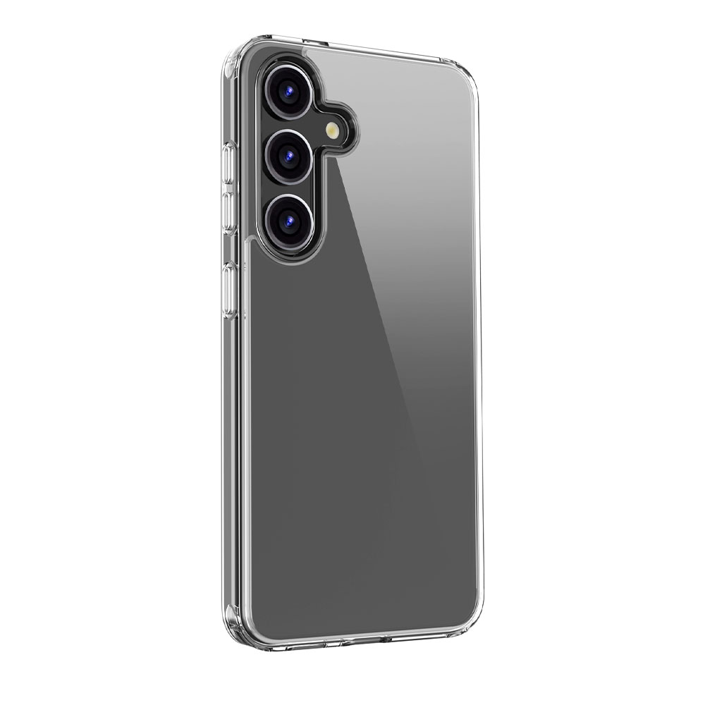 Laudtec SJK269 Funda de teléfono clara de TPU y PC con agujeros de precisión para Samsung Galaxy S24+ S24 Fe S23+ S23 S22 Ultra 5G