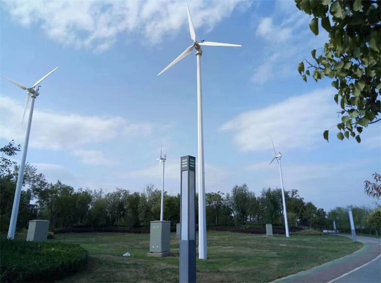 Complete 110V/220V Single Phase Wind Turbine Generator Unit 10KW 5KW 3KW Permanent Magnet Generator 20KW Rated Power CE supplier