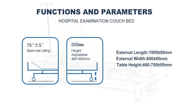 Yc-c103(I) Multifunction Portable Electric Adjustable Massage Bed Table,Medical Disposable Examination Bed Paper Roll details