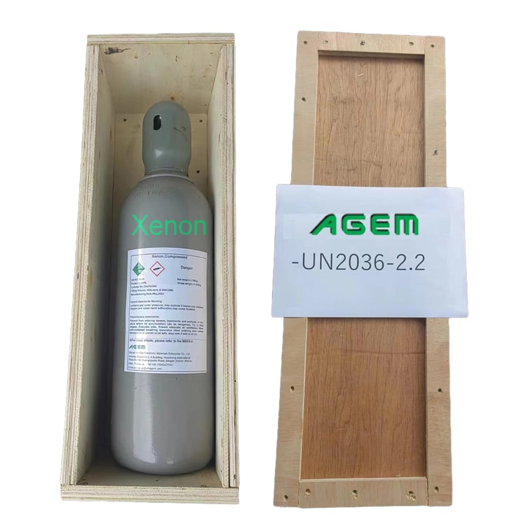 4L 10L 40L 50L Xenon Gas CGA580 Valve High Purity 99.999% Xe Gas Xenon Gas Price manufacture