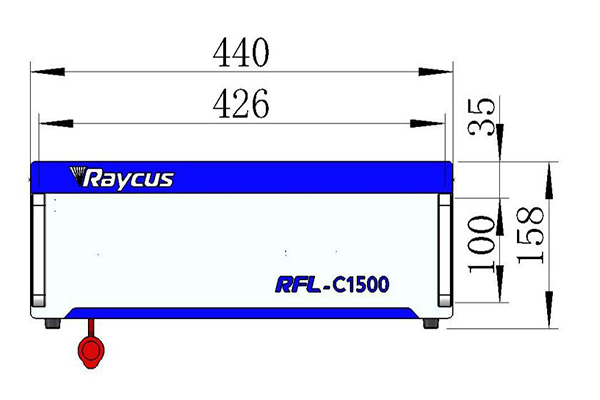 Raycus Fiber Laser Source 1500W factory