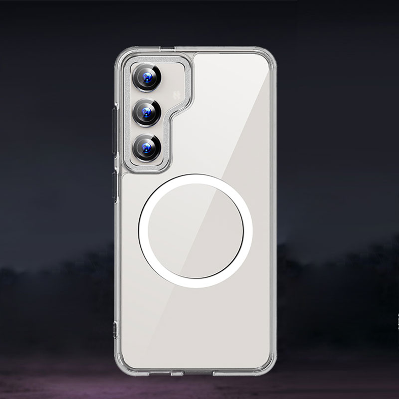 WLONS WLS07 Protection d'Objectif Photo Peau Amicale Antichoc Claire Housses de téléphone Pour Samsung Galaxy S24+ S24 Ultra