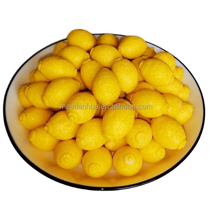 Little Lemon Wholesale Fruity Bubble Gum Big Size Drop-shaped Chewing Gum for Kids Direct from Factory Packaging factory