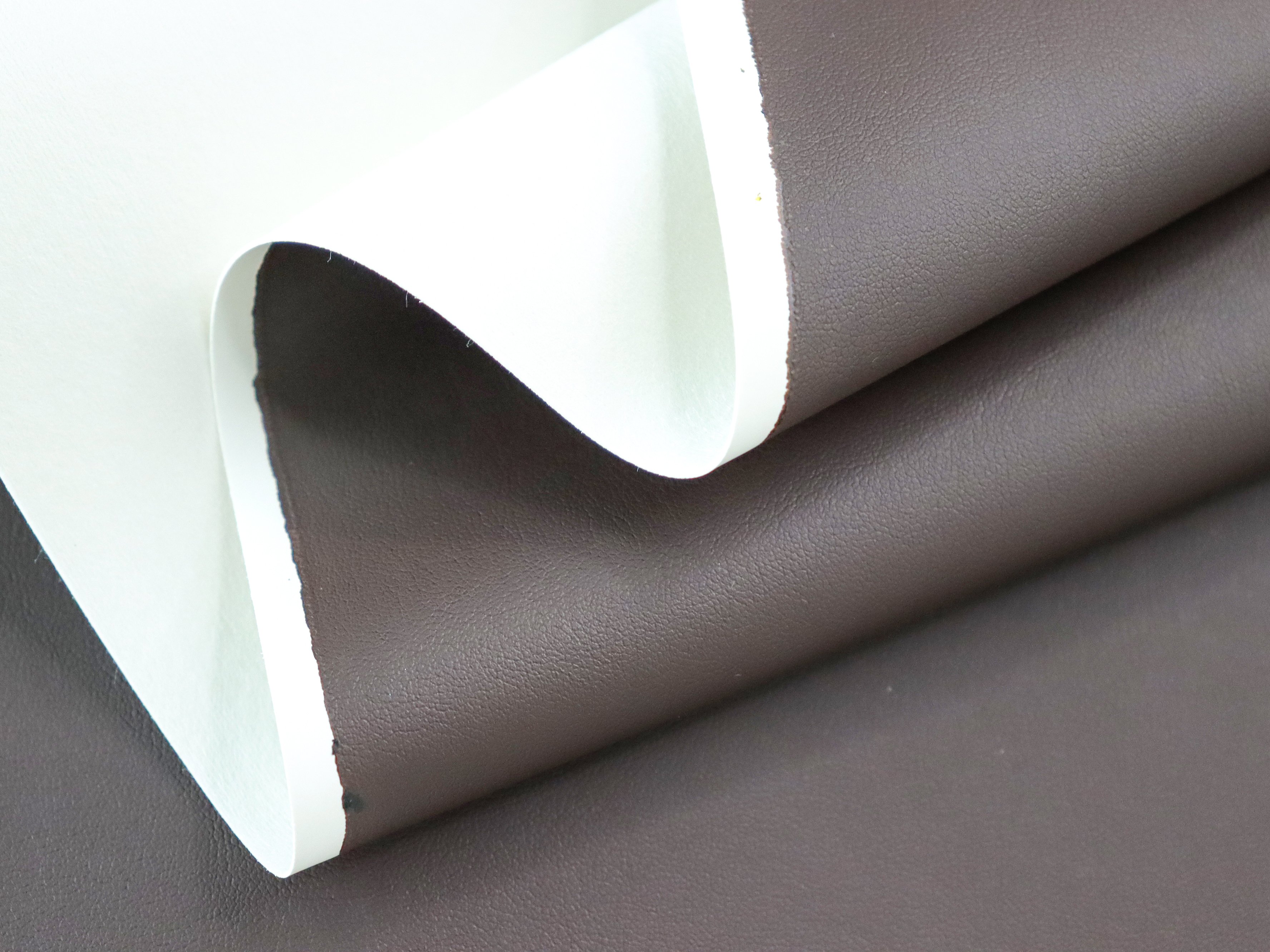Cigno Leather - Eco-Friendly Plant Fiber Vegan Bio-Based Leather Rolls for Handbags & Shoes factory