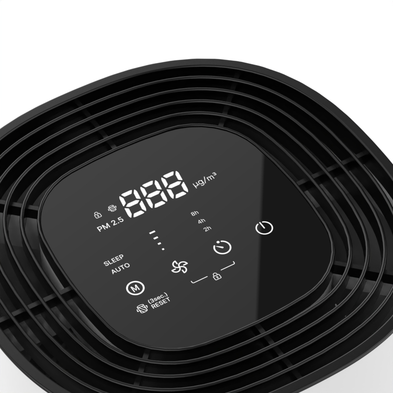 Display di qualità dell'aria con sensore intelligente
