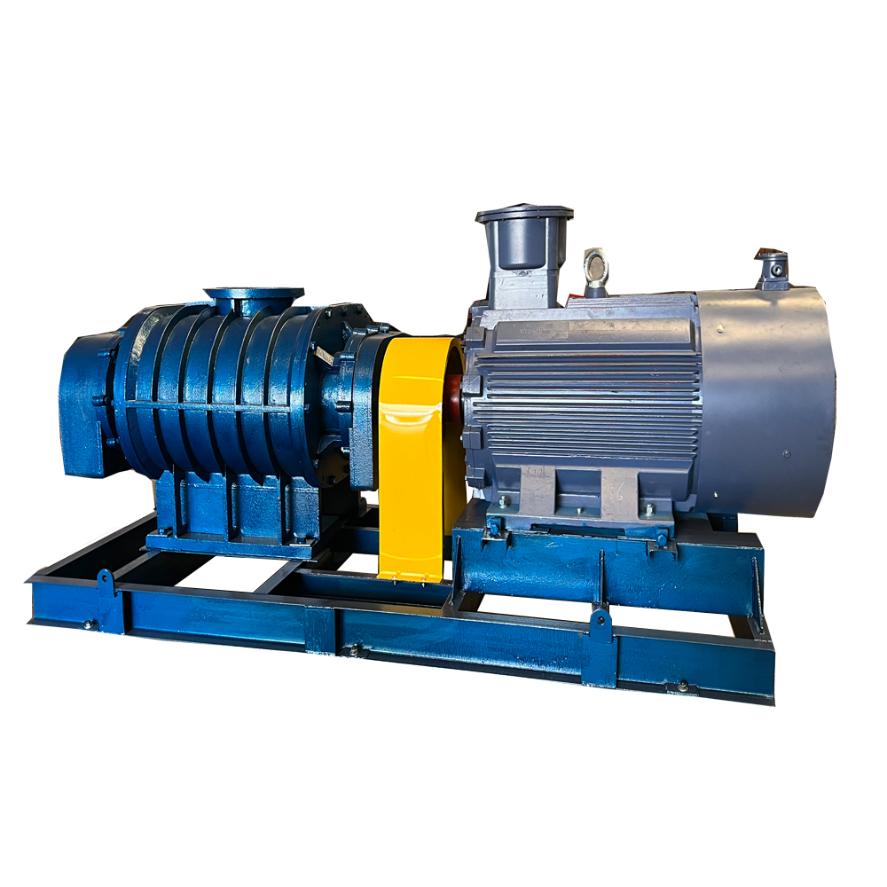 Roots Blower air blower vacuum pump for Sewage Treatment Aeration Aquaculture Aeration blower factory details