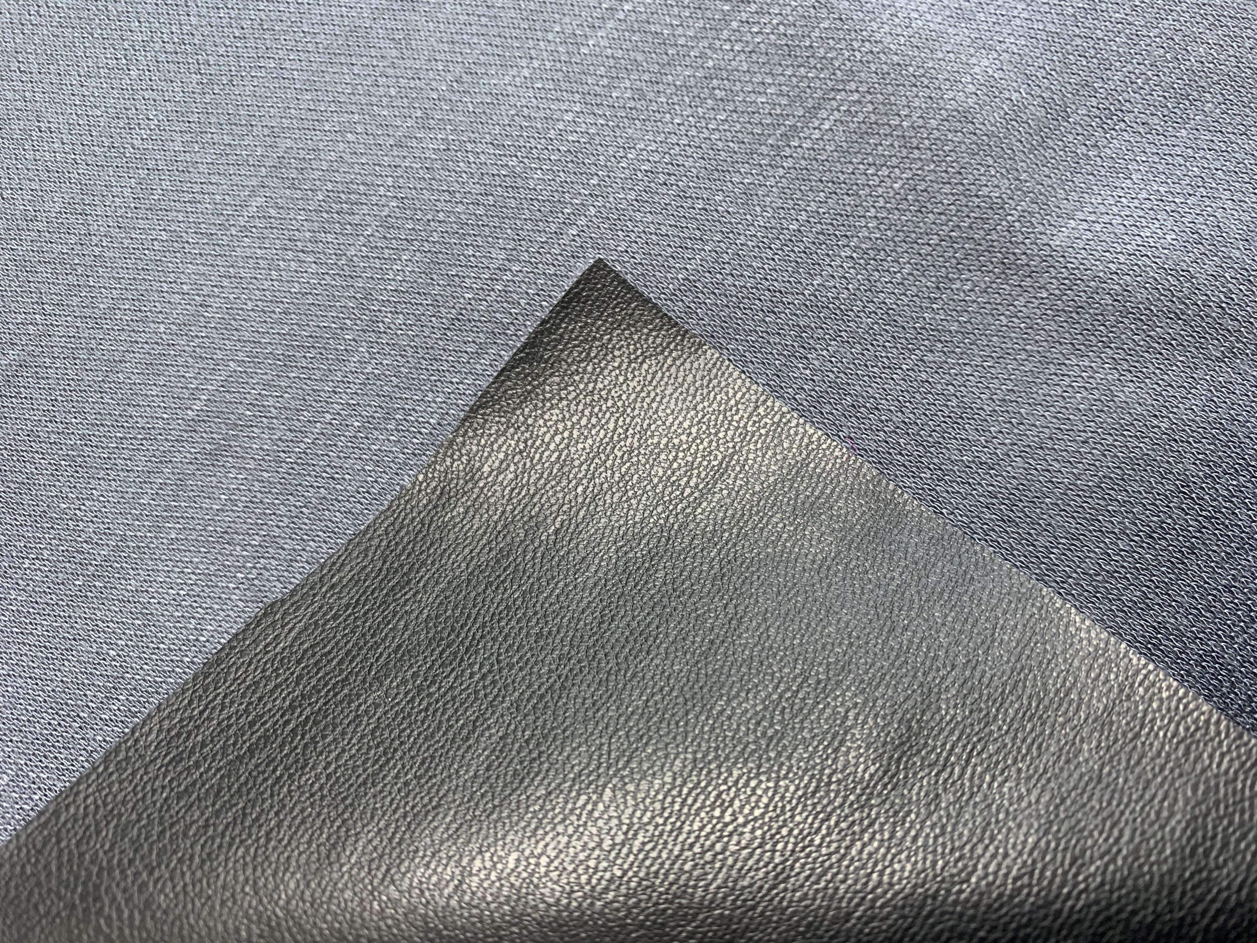 Factory Wholesale Stock Lot: Eco-Based Vegan PU Synthetic Leather Rolls for Garment Materials factory