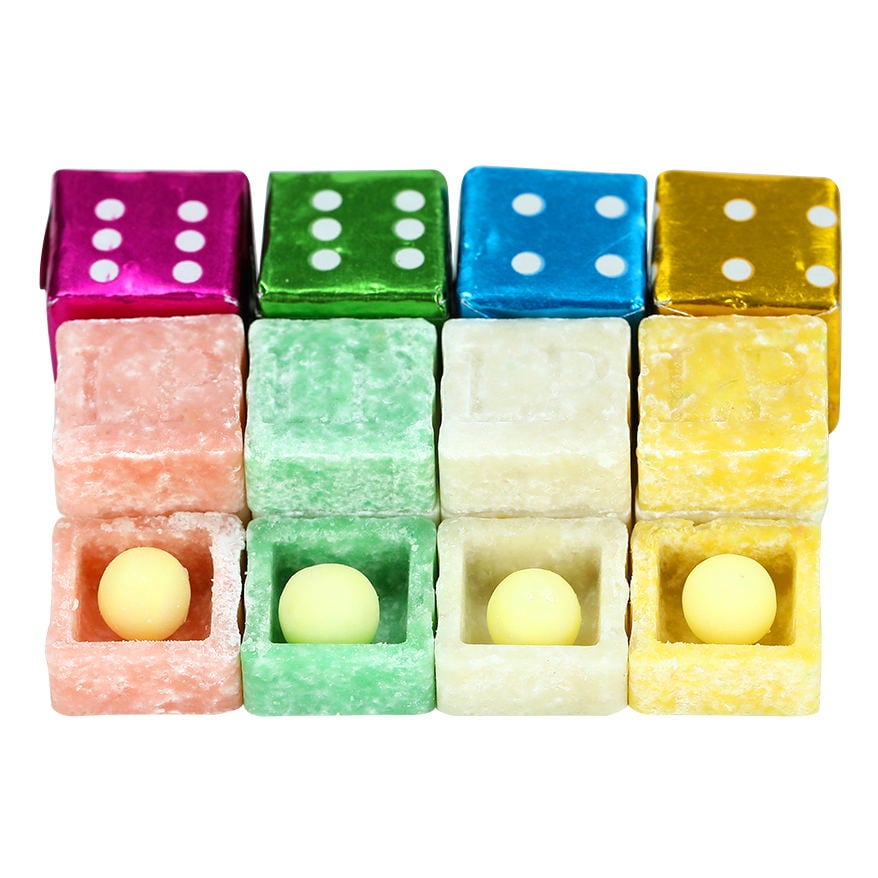 chinese printed smile face tutti-fruitti flavor round ball bubble gum factory factory