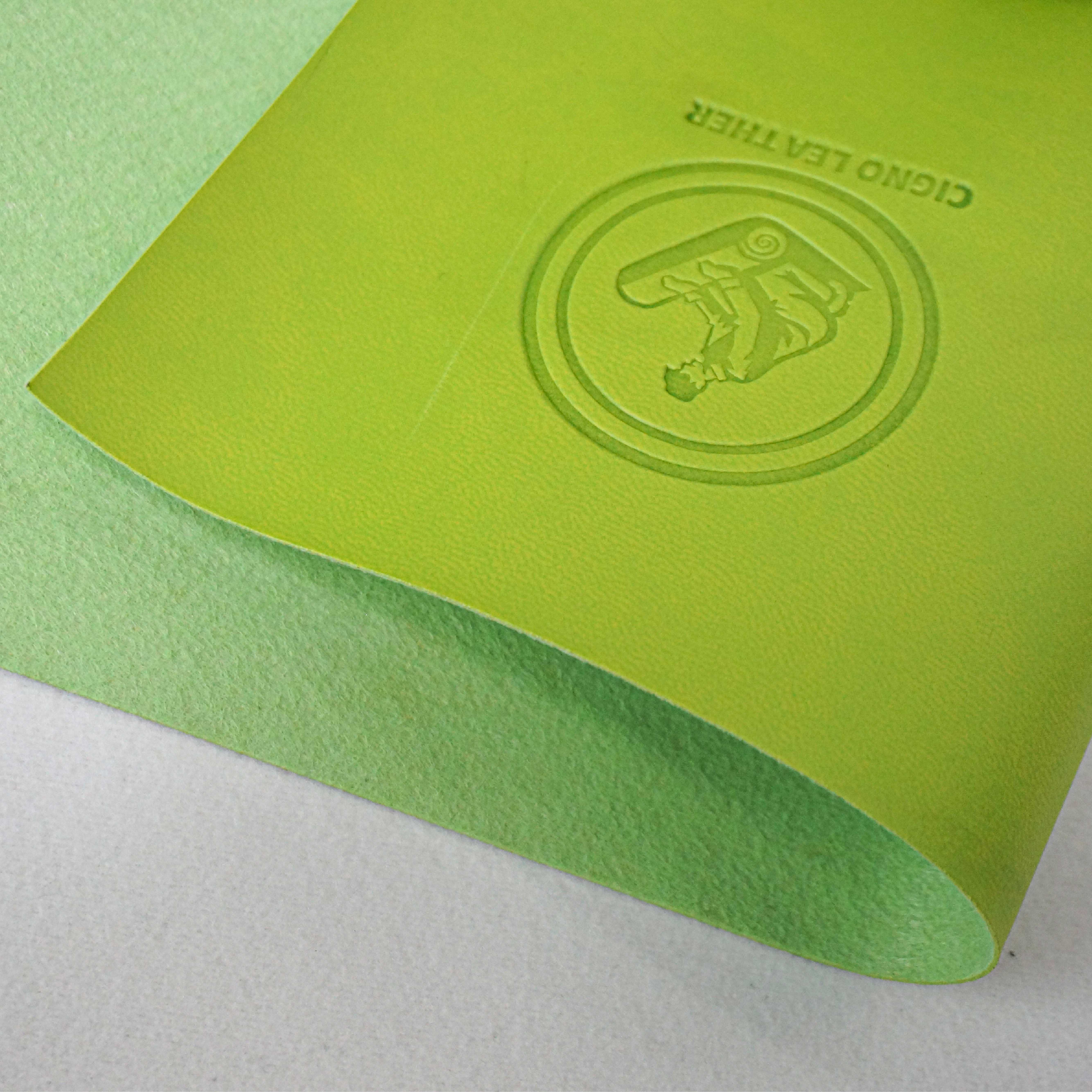 Cigno Leather Offers: High-Quality Custom Logo PU Leather Faux Leather for Logo Creation at Competitive Prices supplier