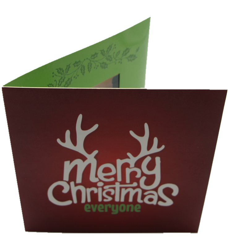 Tarjeta de felicitación de video de Navidad