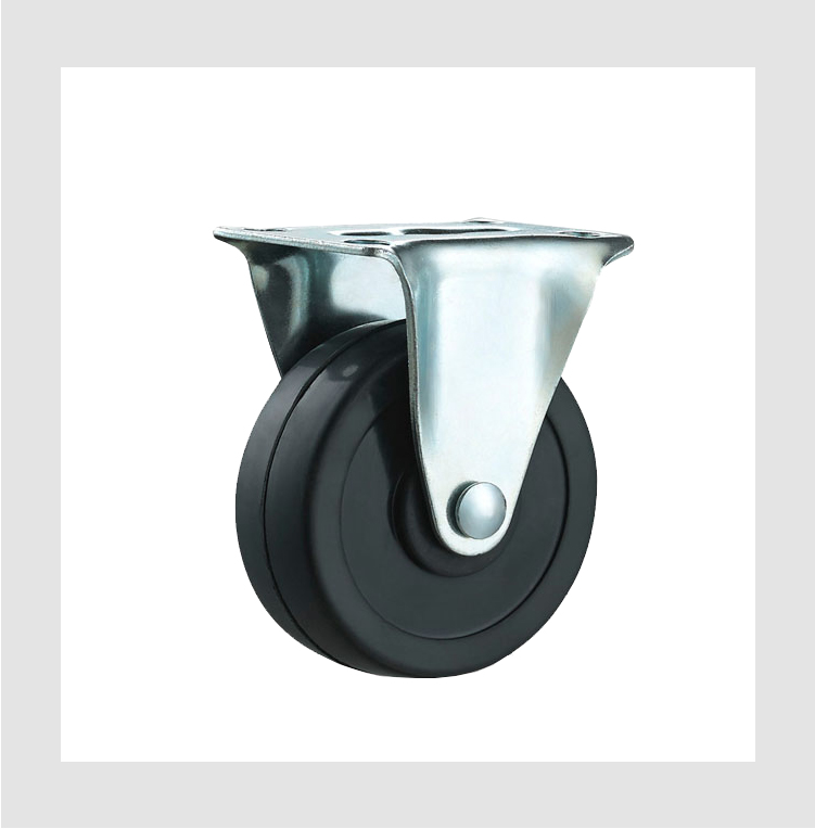 furniture caster wheel rigid style rubber caster wheel 1.5/2/2.5/3 inch plastic wheels for shelves details