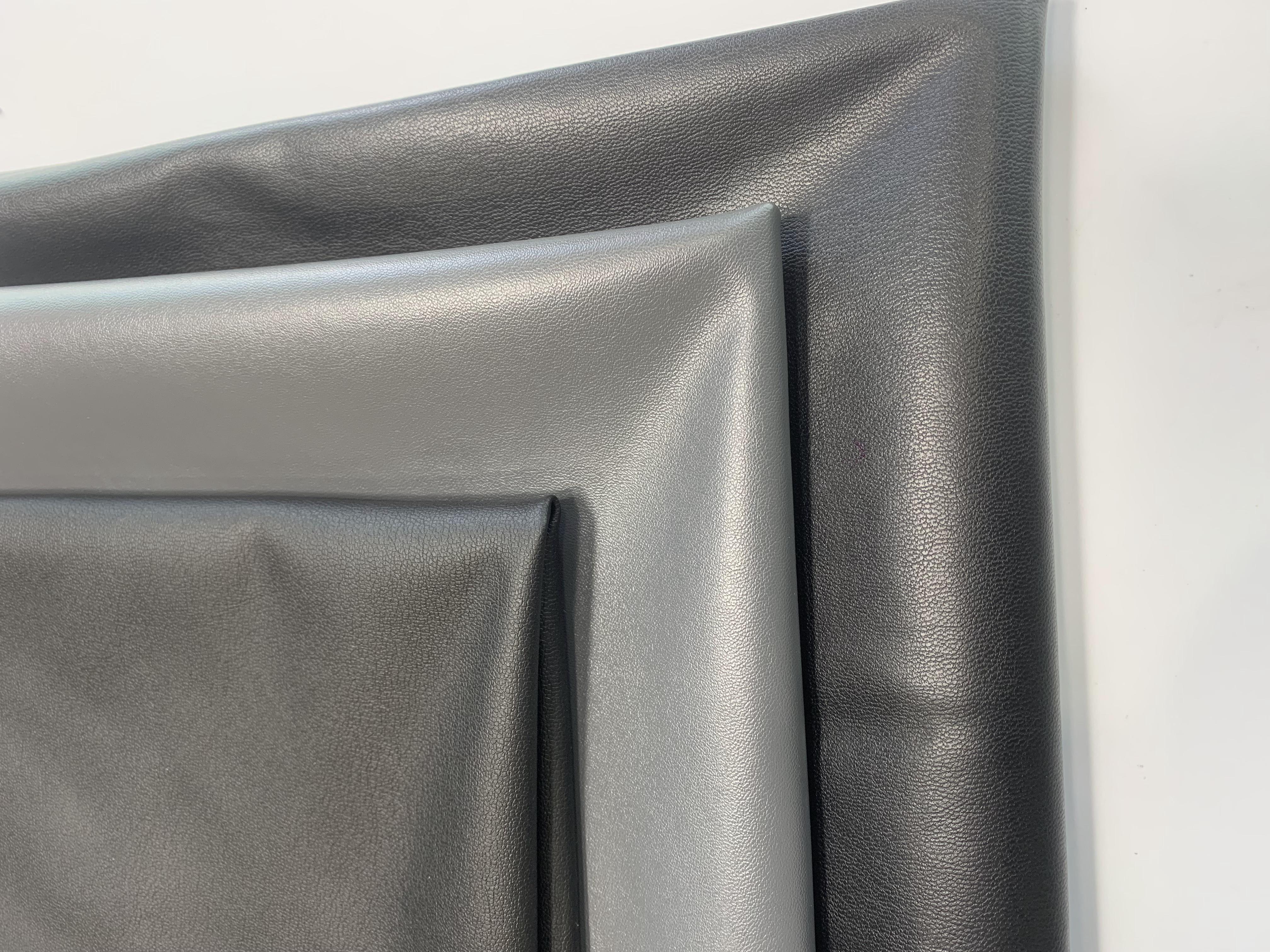 Factory Wholesale Stock Lot: Eco-Based Vegan PU Synthetic Leather Rolls for Garment Materials manufacture
