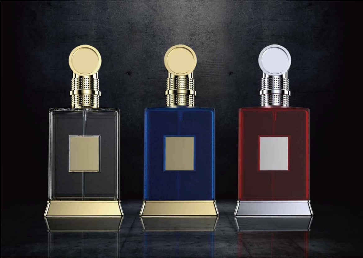 Perfume bottle Screen Printing empty luxury with cap perfume bottle Customized 50ml Perfume Bottle factory