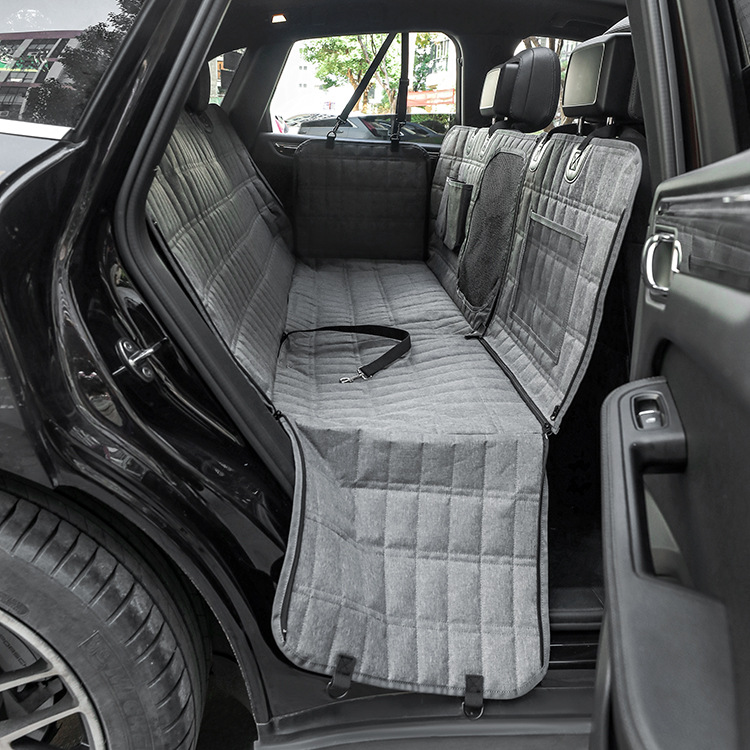 Dog Car Seat Cover for Pets Waterproof Seat Cover Hammock 600D Heavy Duty Scratch Proof Nonslip Durable Soft Back Seat Covers supplier
