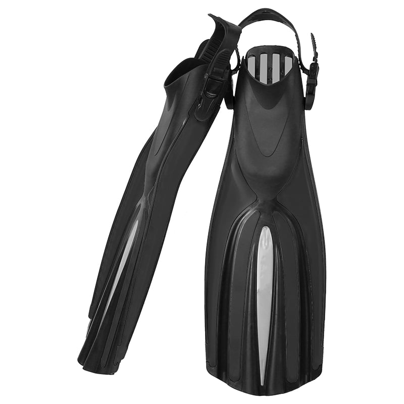 Red and Black Spearfishing Pro Foot Commercial Underwater Free Long Fins Diving Flipper manufacture