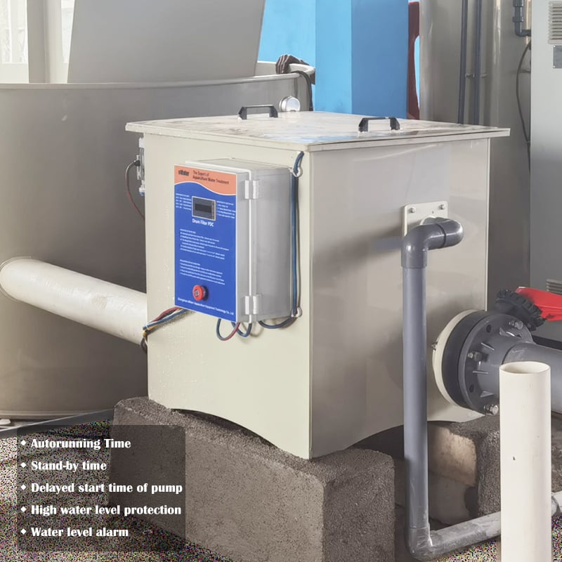Automatic Backwash PVC Recirculating Rotary Drum Filter details