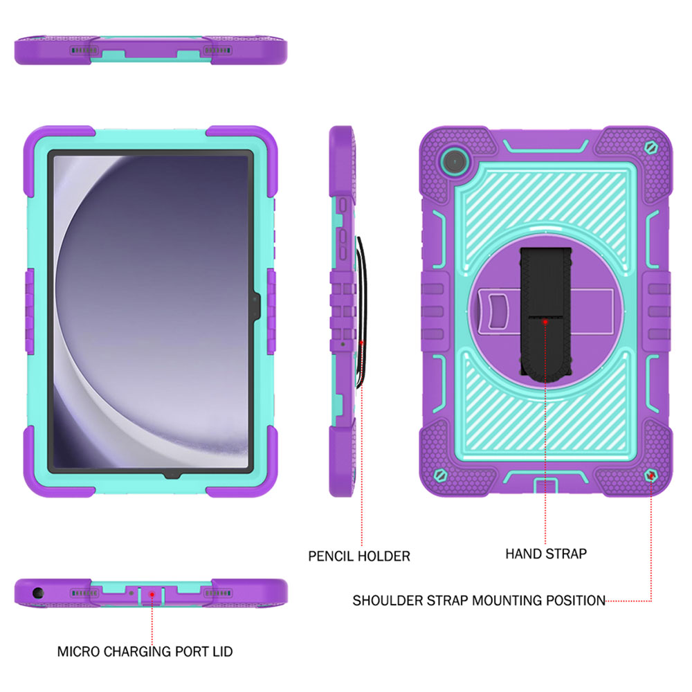 Laudtec PBK050 クリア Tpu iPad 10.2 Air 3 Pc 折りたたみ式 ケース レザー カバー タブレット カバー ケース サムスン ギャラクシー タブ A9 A9+