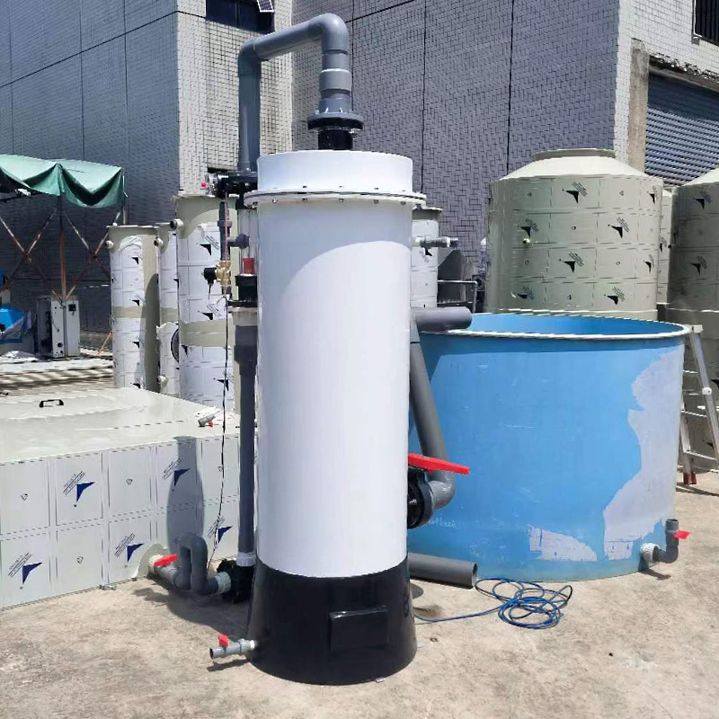 High Efficiency FRP eWater Oxygenation Column For Indoor Fish Farming manufacture