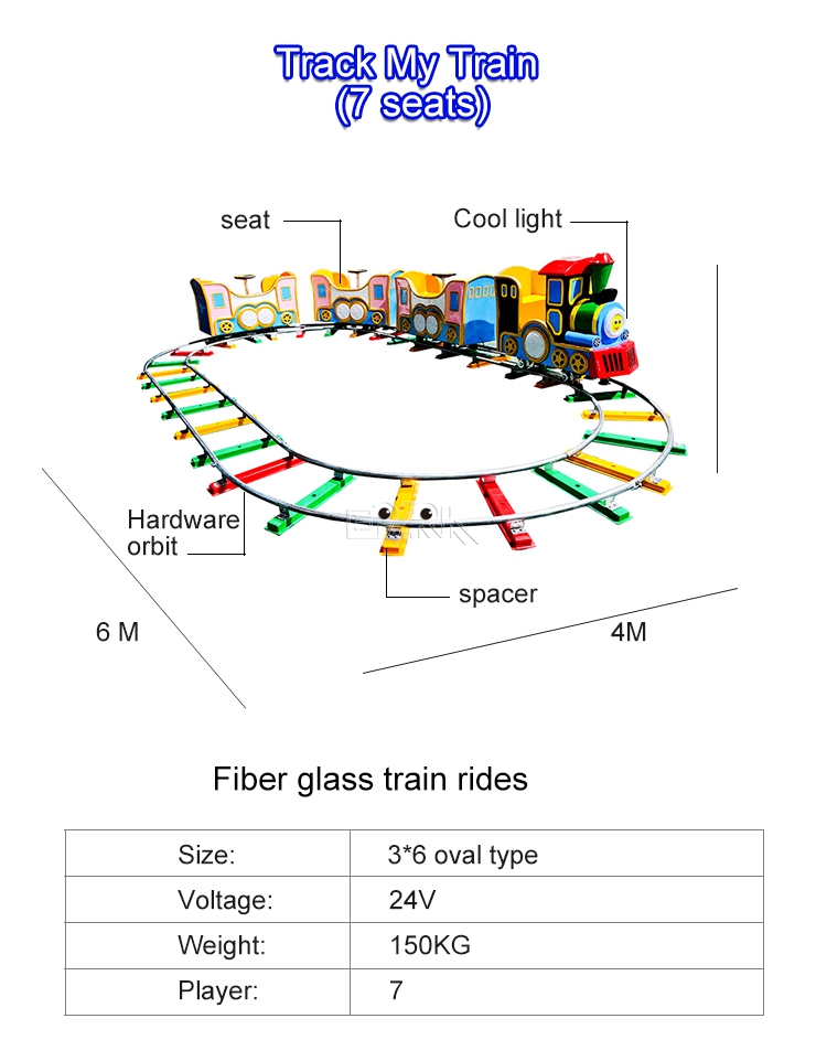 Kids Electric Thomas Small Train Track Amusement Park Train Rides For Sale details