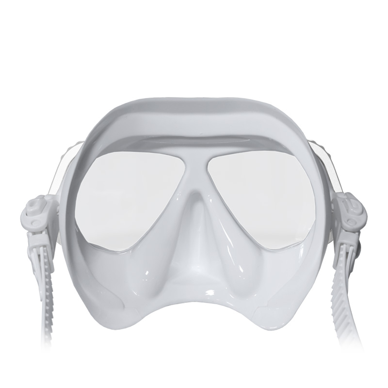 Low Volume Black and Transparent Silicone Free diving Mask factory