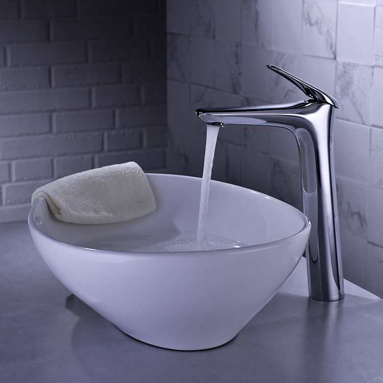 Factory supplier OEM Single Hole Single Handle Ceramic cartridge Brass Bathroom Basin Faucets supplier