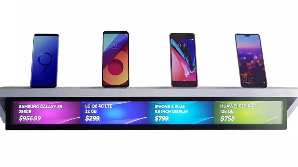 digital menu board Ultra-Thin ceiling mount advertising display for restaurant coffee shop with free software manufacture