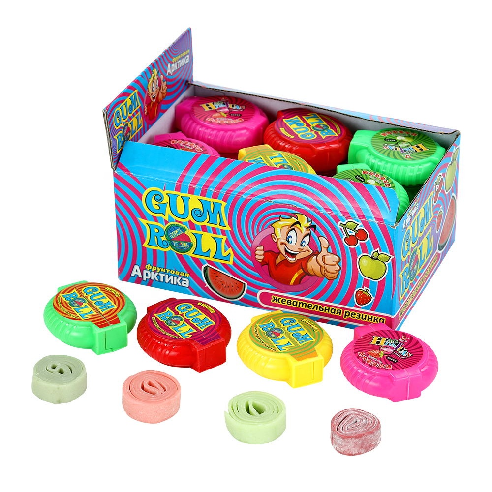 Halal 12g crazy big  roll bubble gum fruity chewing bubble gum manufacture
