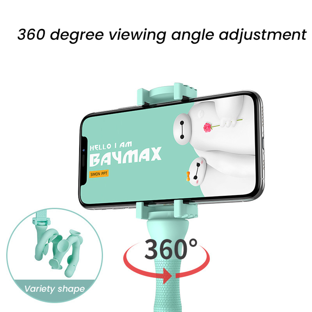 Laudtec Suction Cup Support Wall 360 Rotating Desktop Mobile Phone Holder Cute Caterpillar Lazy Bracket Phone Bracket factory