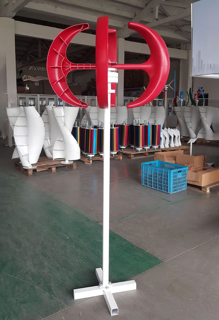 50W Mini Eolic Generator Vertical Axis Wind Turbine manufacture