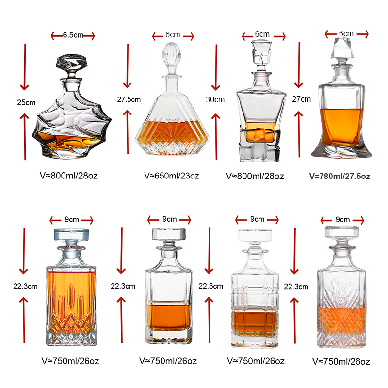 150 custom whisky personalized wholesale european box liquor decanter and glass set wine aerator pourer supplier