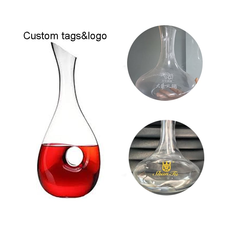50oz wholesale ins  luxury glassware customized logo decanter hollow wine decanter manufacture