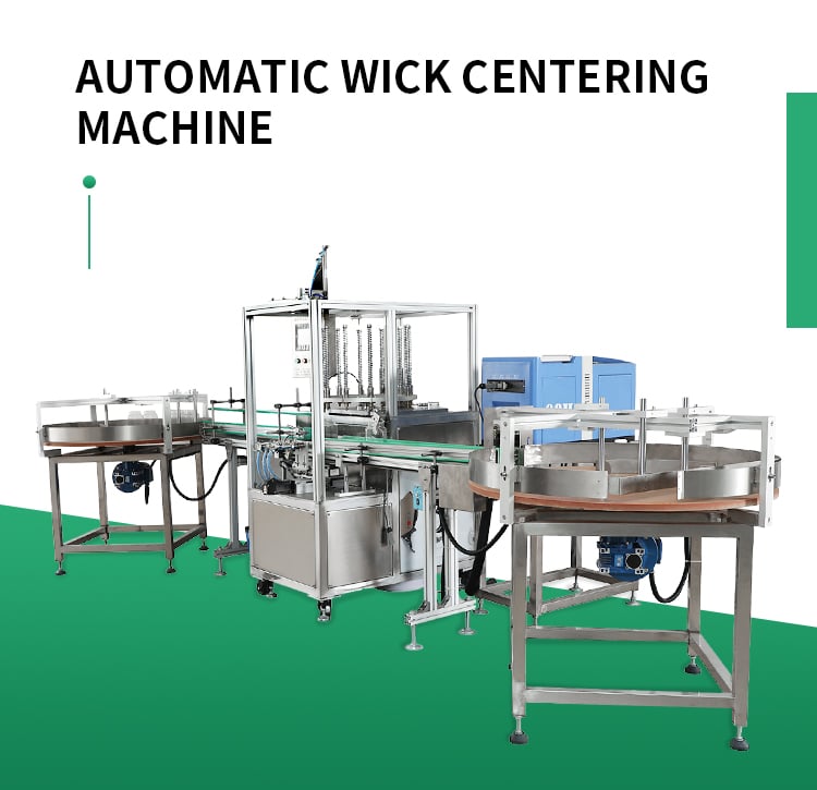Automatic Wick Inserting Machine for Candle Holders Glass Cup Candle Wick Gluing Wicking Machine Tealights/Container/Pillars supplier