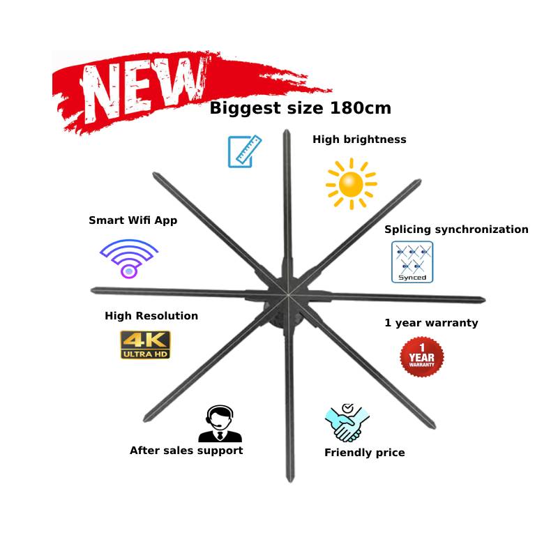 Backpack 3d Hologram Fan With Wifi App Control Easy-taking fashionable LED backpack Holographic Led Fan For Advertising manufacture