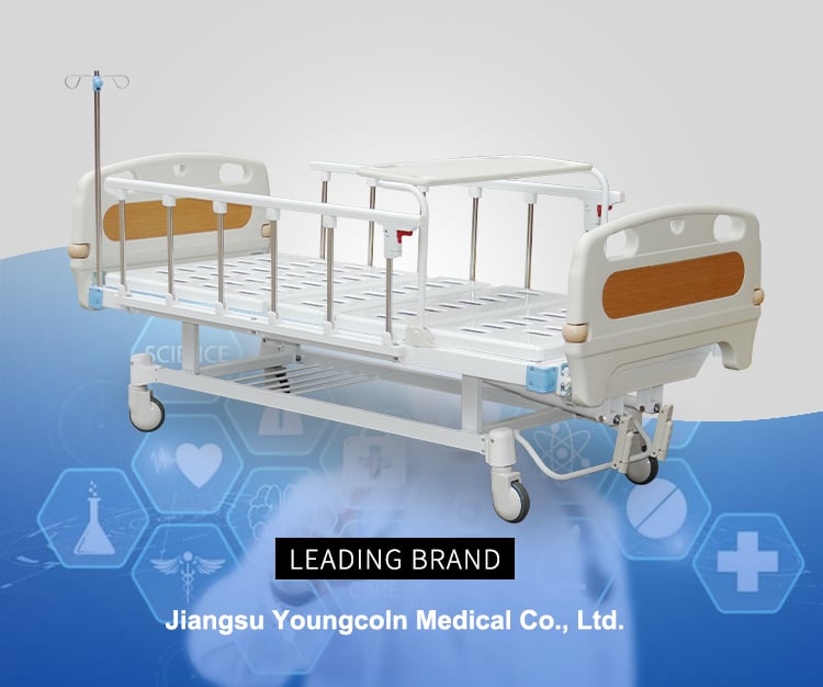 Yc-t2611k Youngcoln Professional Manufactures Adjustable Medical Bed Cheap Price ABS Foldable Hospital Bed Manual manufacture