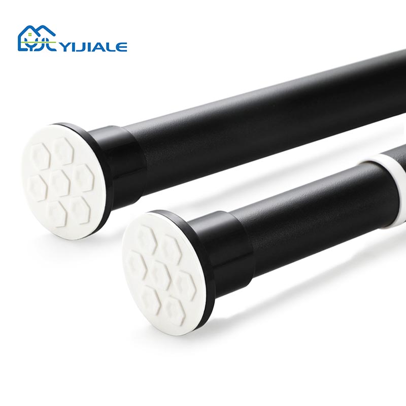 Cheap Extend Adjustable Curtain Rod And Accessories Bathroom Metal Curtain Poles