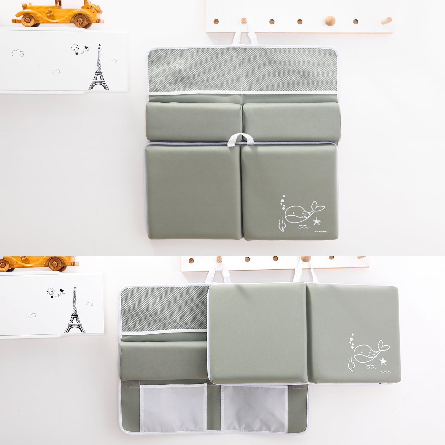 baby bath kneeler With Elbow Rest Pad details