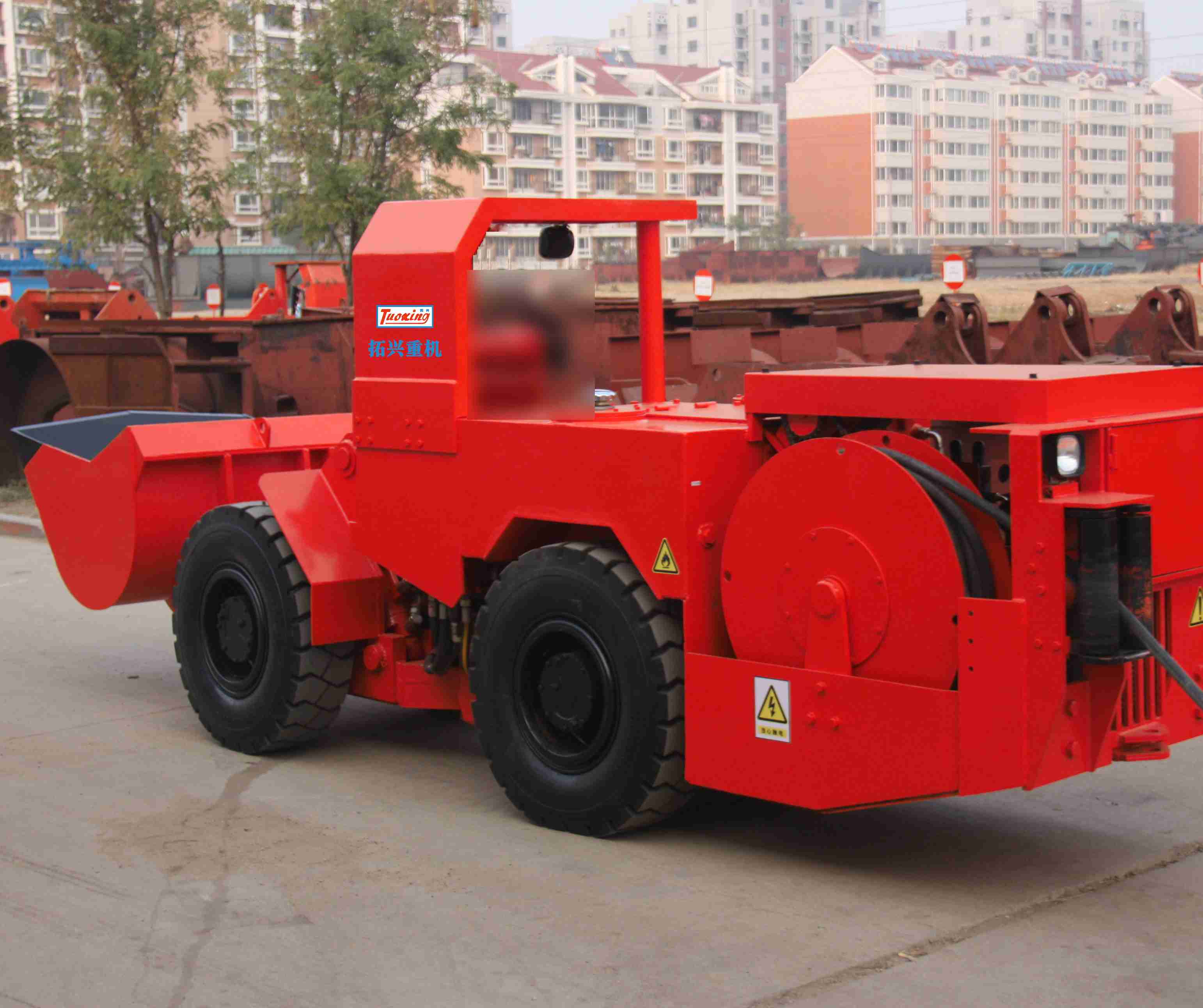 TC-0.5E Wheel Electric LHD Underground Loader Special Mining Tunnel Mucking Machine Front Loader details