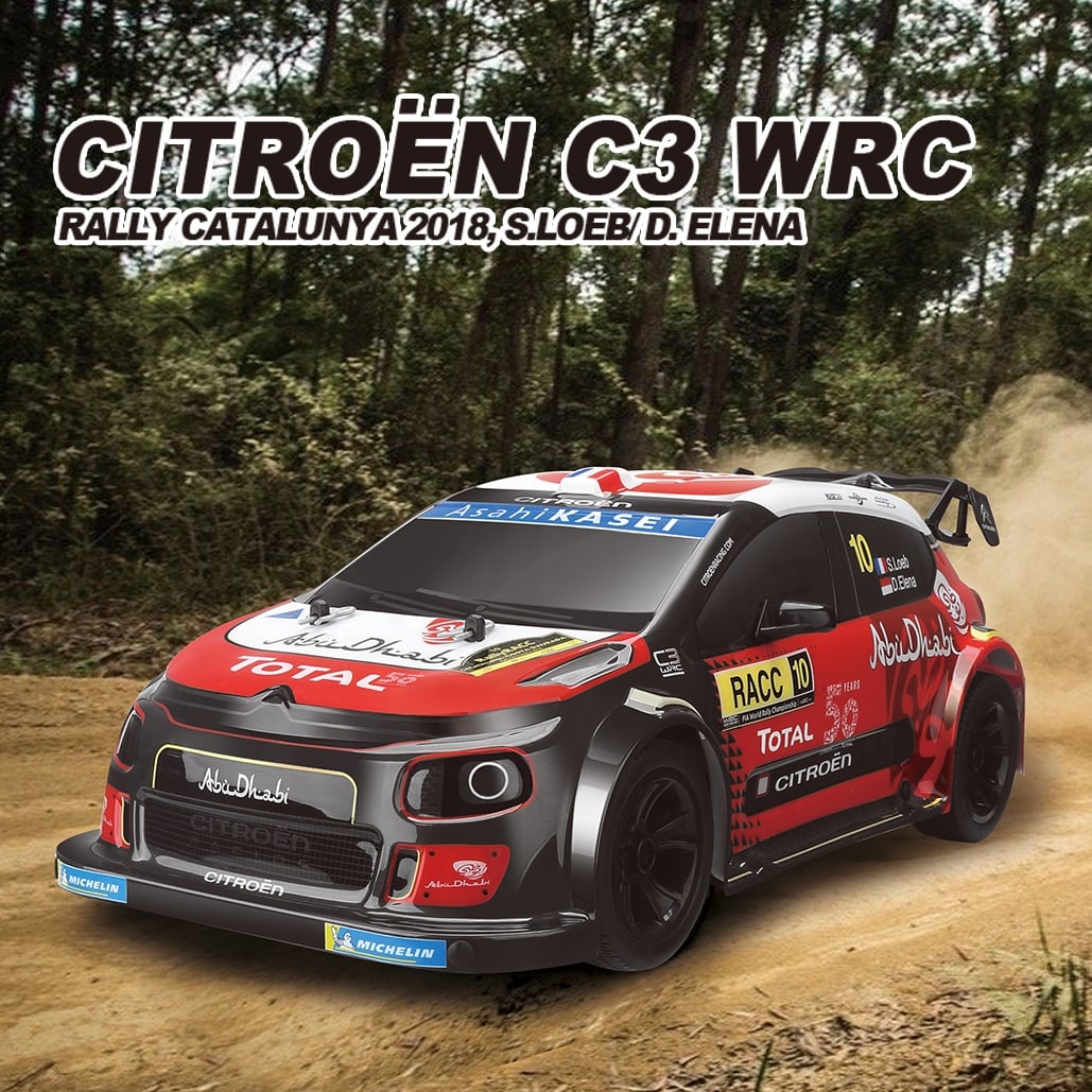FAST GEARZ 1/10 RC Car – Official Licensed CITROËN C3 WRC Remote