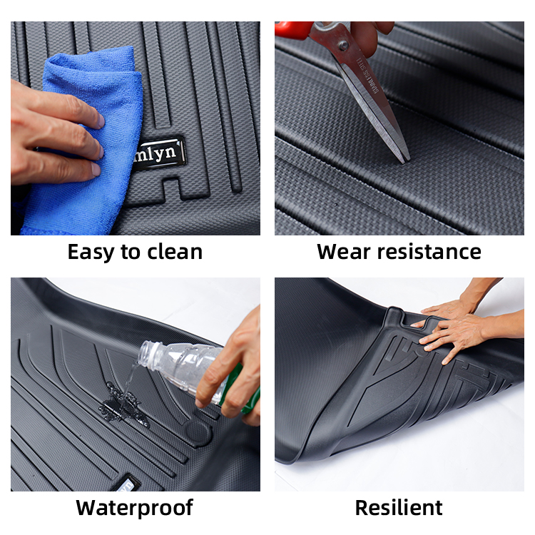 Atto3 Interior Parts Car Floor Mats Inner Waterproof Foot Pads Type Foot Mat for BYD Atto 3 Yuan Plus supplier