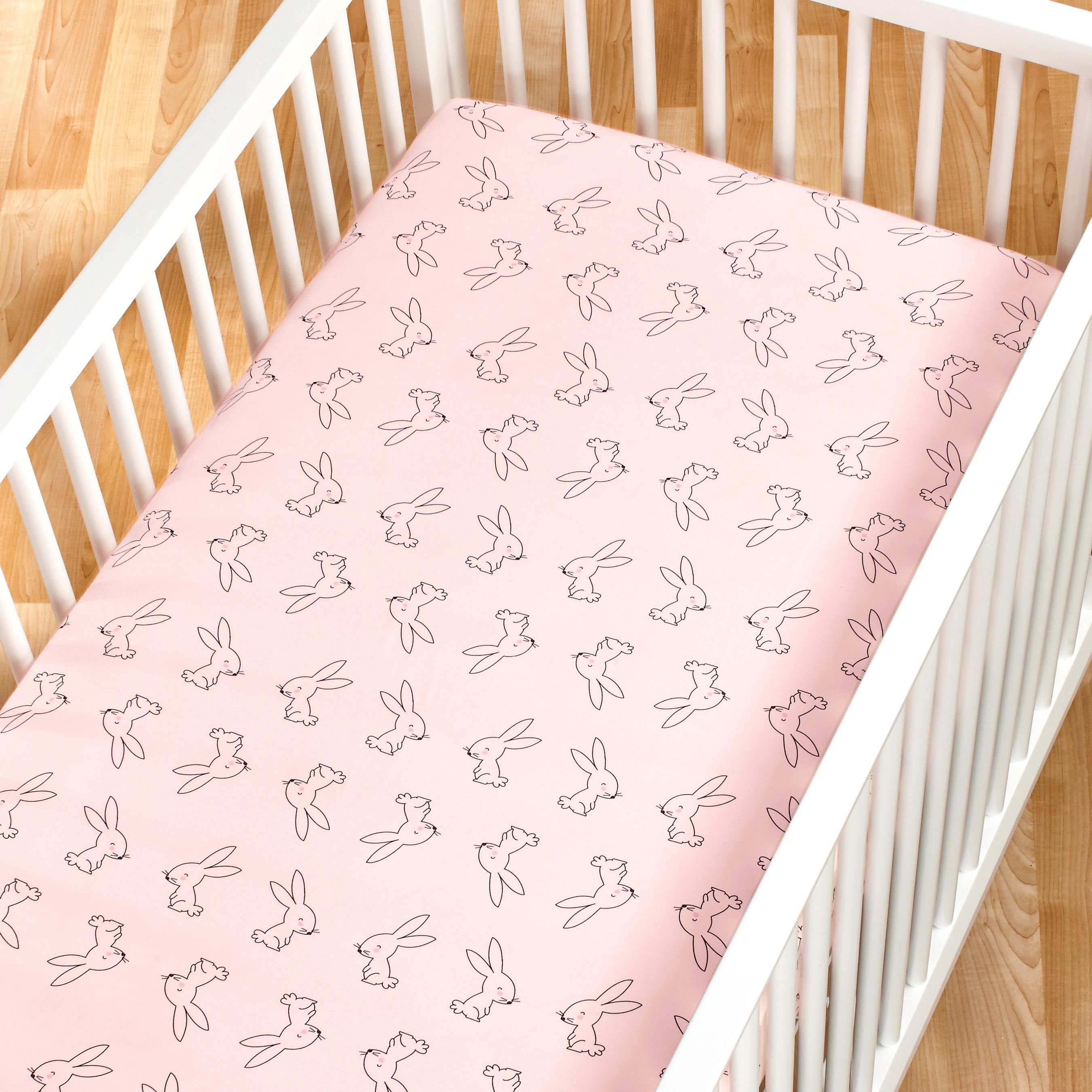 3-Piece Pink Soft Nursery Baby Comforter Set Comforter Quilt 2 Fitted Crib Sheets Microfiber Crib Bedding Sets for Girls factory