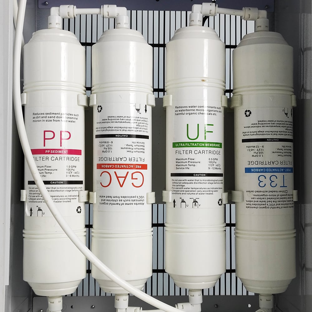 Touchless RO system purification water dispenser 5 stages filter factory