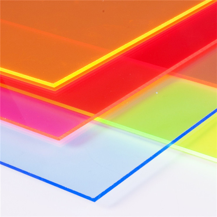 Custom Size Acrylic Sheet Colored details