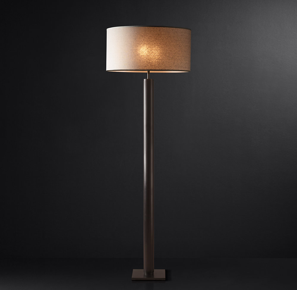 Luxury Hotel Villa Classic Metal Floor Light Living Room Decor Copper Standing Floor Lamp manufacture