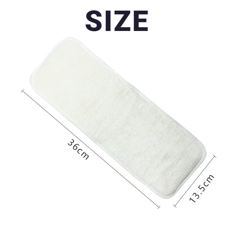 Reusable Pocket Hemp bamboo charcoal Cloth Diaper Inserts 3-Layer Bamboo Inserts For Cloth Diapers supplier