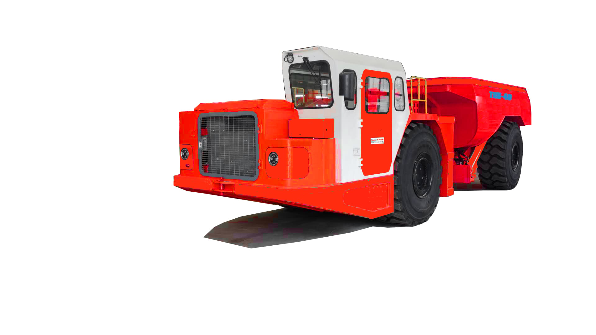 TU-40 Diesel Engine Underground Haul Dump Mining Truck For Underground Metallic Mining factory