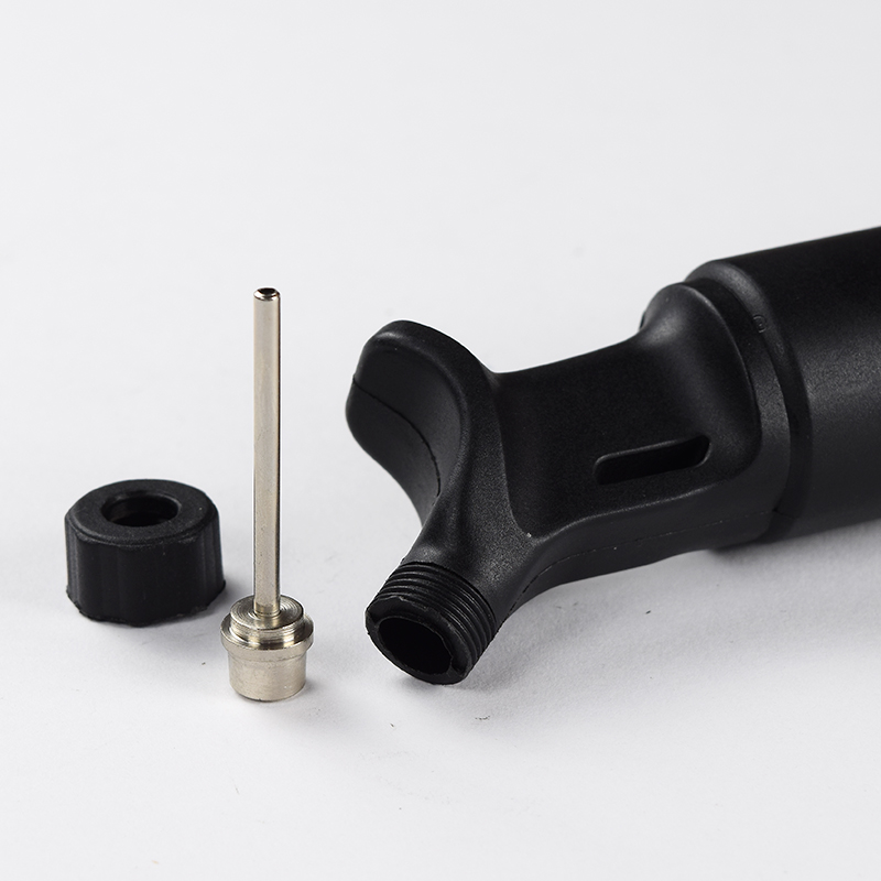 Portable basketball football ball pump double action hand air pump for inflatable supplier