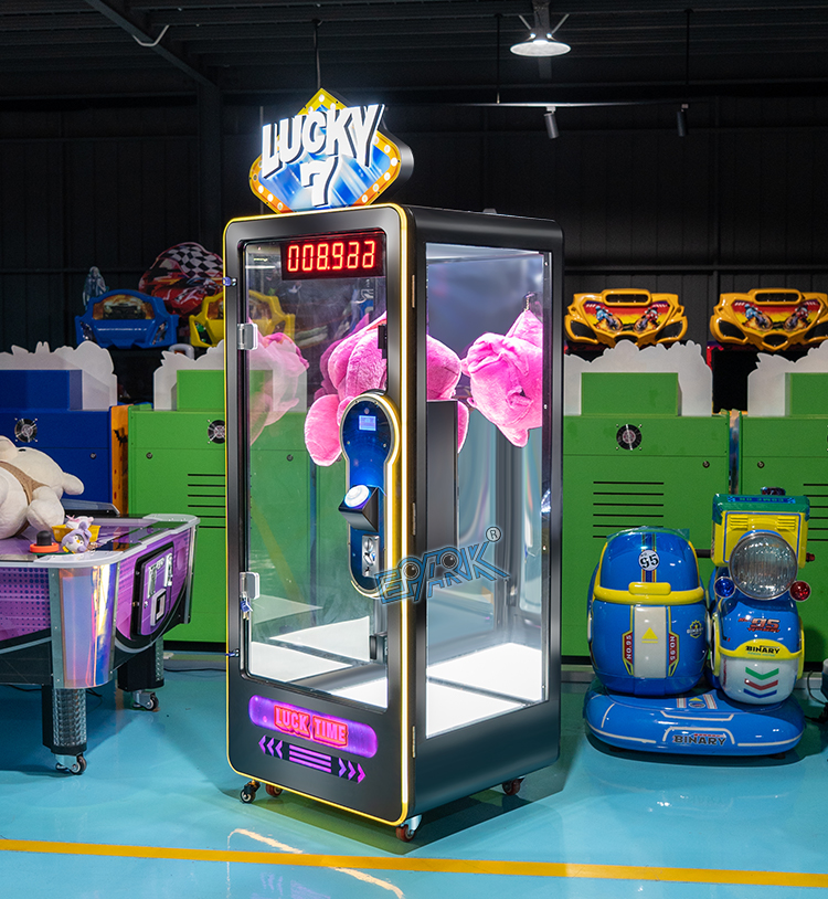 Coin Operated Arcade Plush Toy Vending Machine Cut Prize Game Machine manufacture