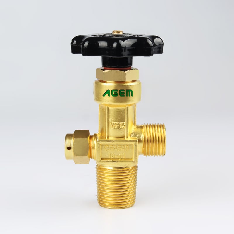 Wholesale Price Factory Supply Brass Valve O2 Oxygen CGA540 Gas Cylinder Valve details